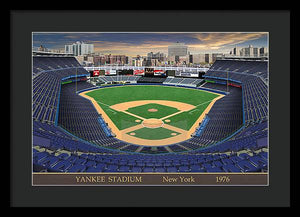 Yankee Stadium 1976 - Framed Print