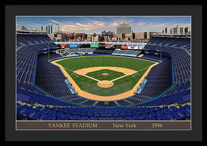 Yankee Stadium 1996 - Framed Print