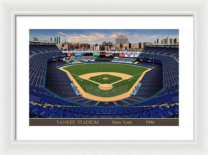 Yankee Stadium 1996 - Framed Print