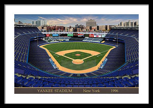 Yankee Stadium 1996 - Framed Print