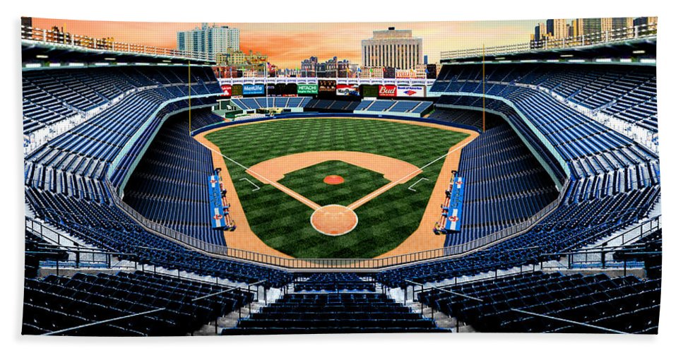 Yankee Stadium 1996 - Beach Towel