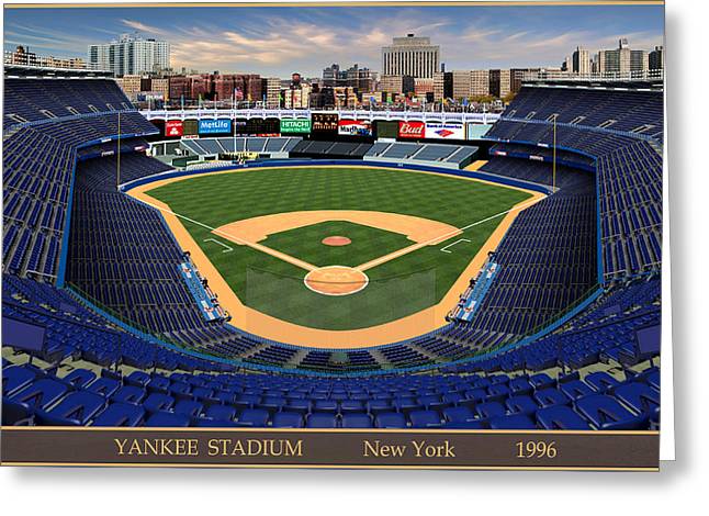 Yankee Stadium 1996 - Greeting Card