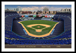 Yankee Stadium 1996 - Framed Print