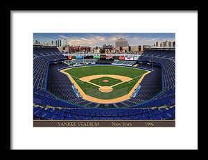 Yankee Stadium 1996 - Framed Print